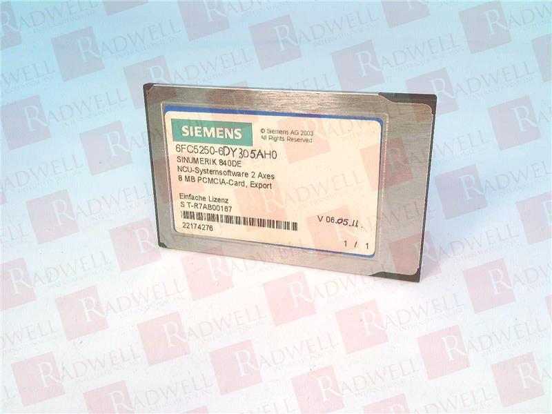 SIEMENS 6FC5250-6CY30-5AH0