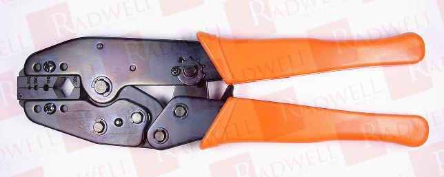 RATCHET CRIMPING TOOL, FOR COAX CONNECTORS/ INTERLOCKING CONNECTIONS/ CORD END & INSULATED TERMINALS