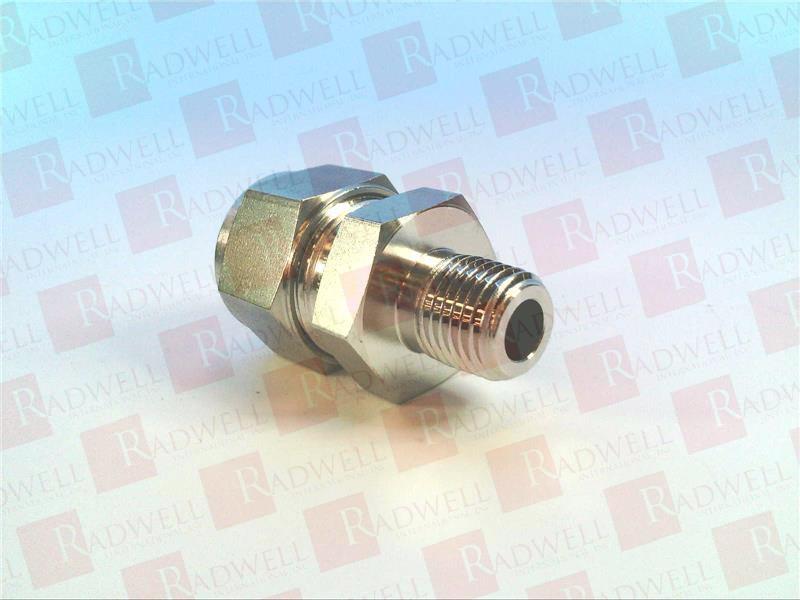 CONNECTOR, MALE, 14MM OUTTER DIAMETER, 1/4 NPT, DOUBLE FERRULE, 316SS