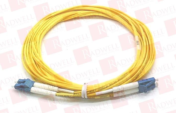 FIBER OPTIC DUPLEX NETWORK CABLE, LC/PC-LC/PC, 9/125, YELLOW, 6M CABLE
