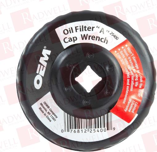OIL FILTER "A" CAP WRENCH, 74-76MM DIAMETER, 15 FLUTES, FITS 3/8" DRIVE RATCHET AND EXTENSION, WILL NOT DAMAGE OR CRUSH FILTER, HEAT-TREATED FOR STRENGTH AND DURABILITY