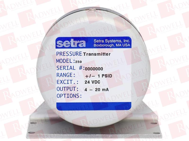 SETRA 2391-2R5W-D-1F-2S-02-9-NN