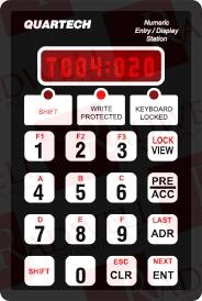  , OPERATOR INTERFACE, NUMERIC ENTRY, DISPLAY STATION