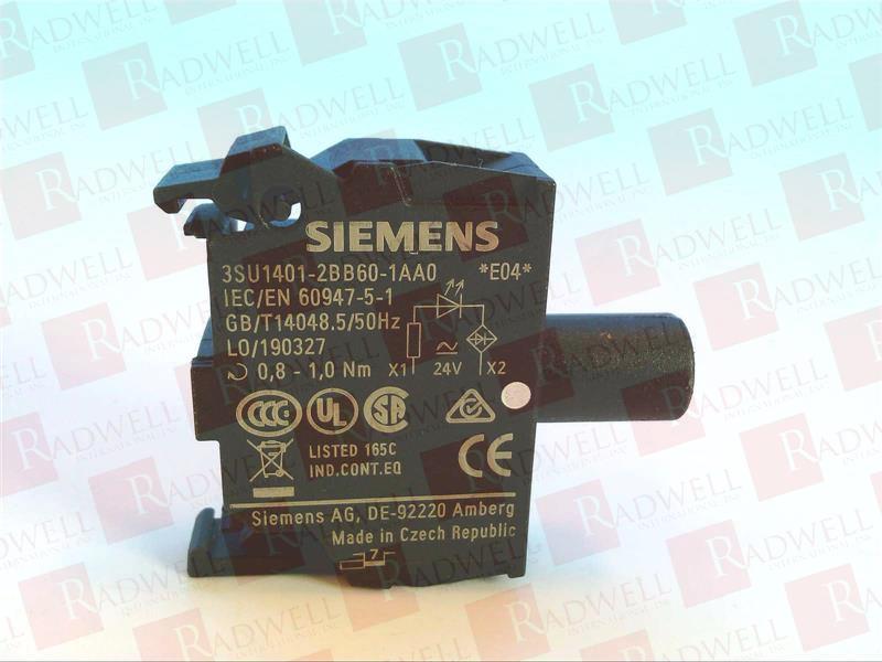 SIEMENS 3SU1401-2BB60-1AA0