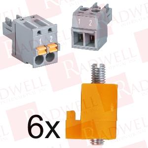 INSTALLATION KIT FOR POWER PANEL T-SERIES AND C-SERIES, 1X 2-PIN CAGE CLAMP TERMINAL BLOCK, 1X 2-PIN SCREW CLAMP TERMINAL BLOCK