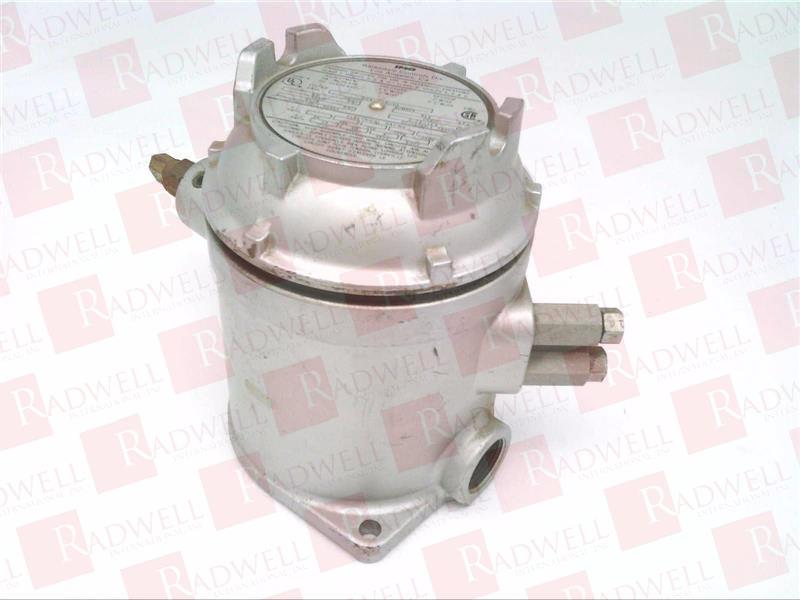  , PRESSURE SWITCH, 60 PSI, 125-600V AC, 3-10 AMPS, .4-18 PSI,CHASSIS MOUNT, EXPLOSION PROOF