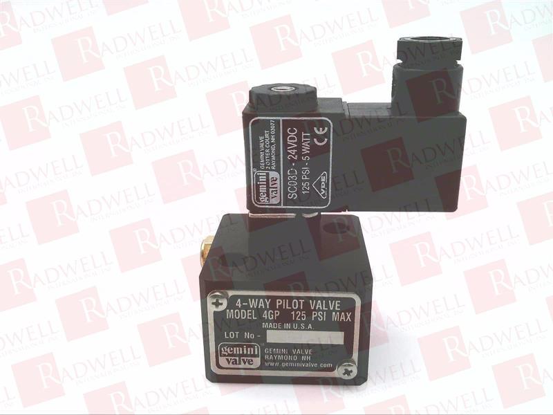 GEMINI VALVE 4GP-SC03D-24VDC-DS