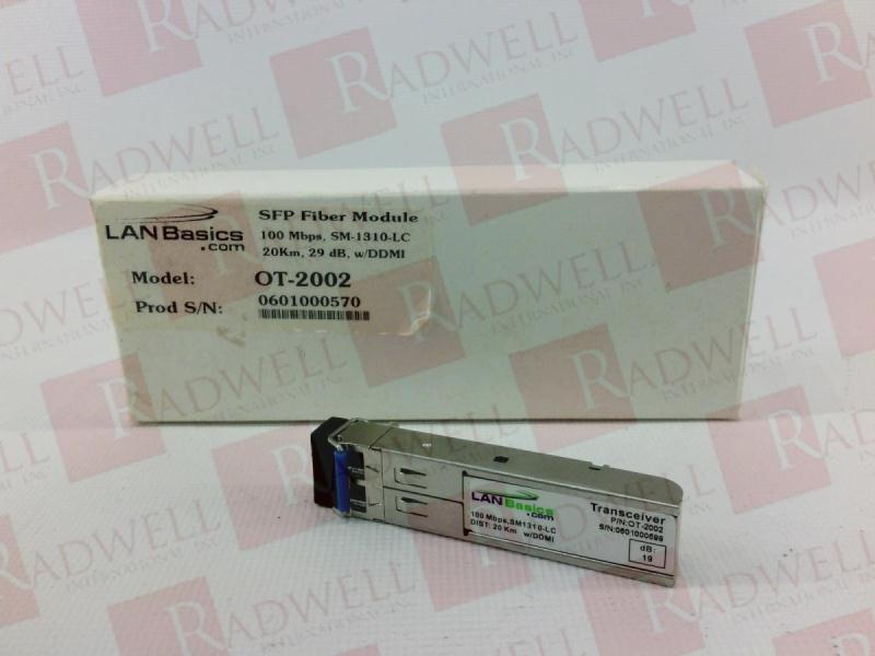 OPTICAL TRANSCEIVER 100MBPS 20KM W/DDMI