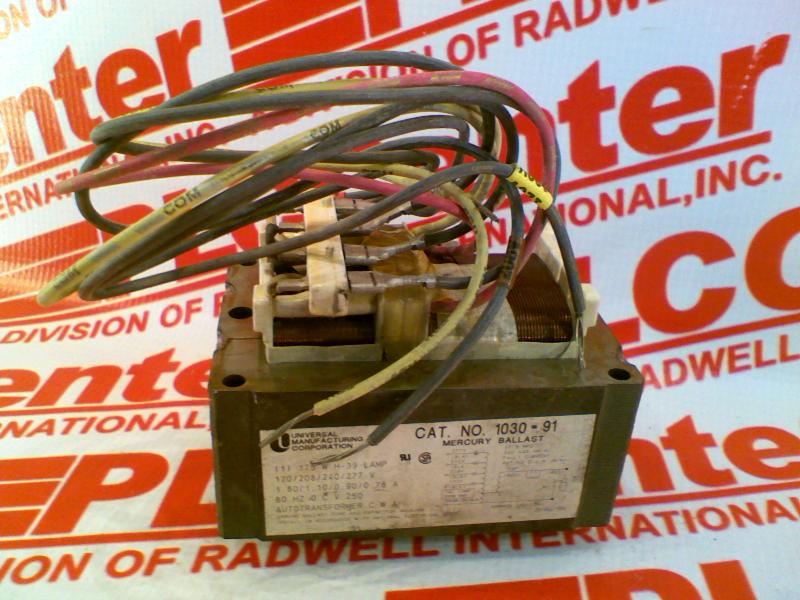 MERCURY BALLAST TRANSFORMER 1.8/.78AMP 120/277V
