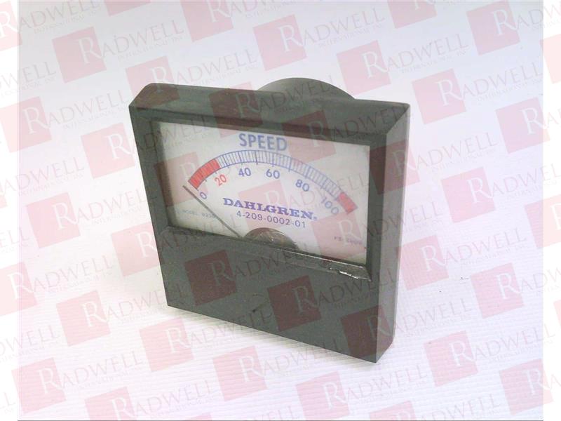 SPEED METER GAUGE MODEL-9338 0-100PERCENT 200VDC