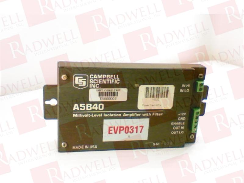 AMPLIFIER MILLIVOLT-LEVEL ISOLATION