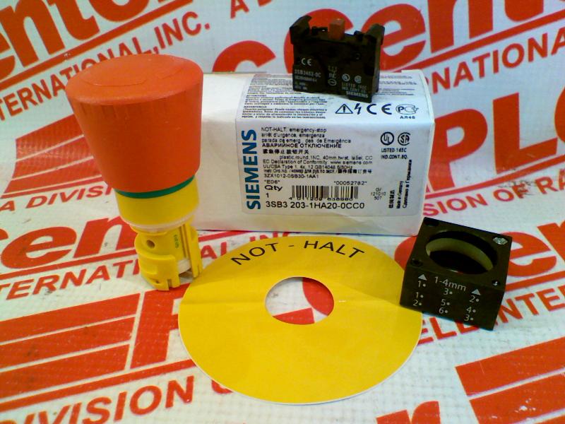 SIEMENS 3SB3-203-1HA20-0CC0