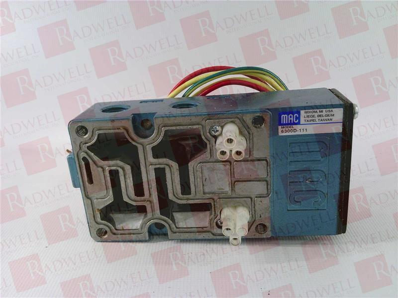 MAC VALVES INC 6300D-111