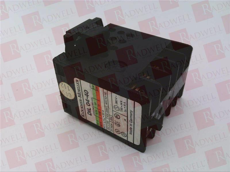 EATON CORPORATION DIL-04-40-110/120VAC-50-60HZ