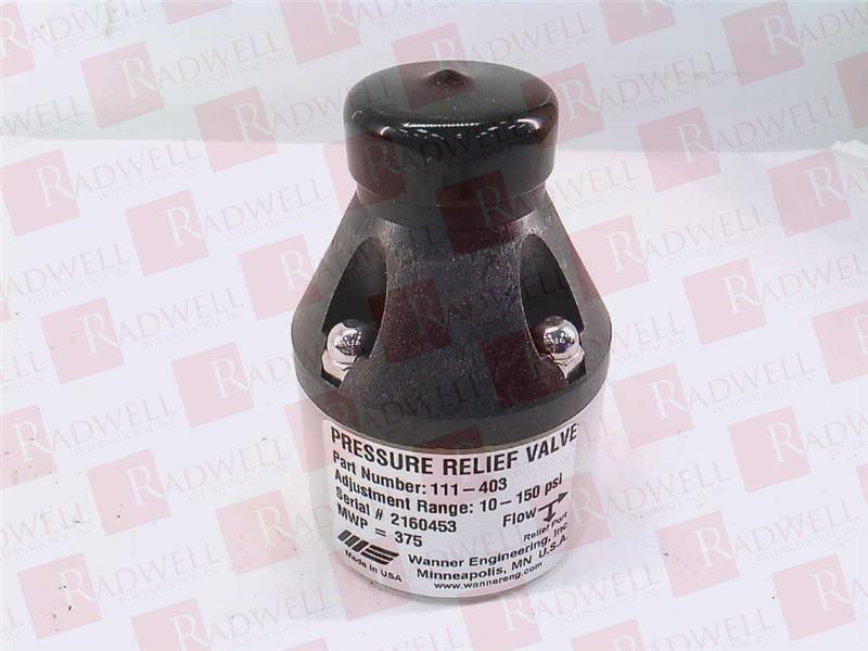 WANNER ENGINEERING 111-403