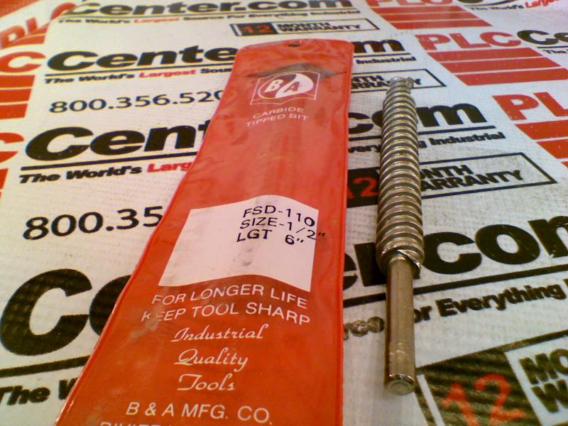 DRILL BIT 1/2 X 6IN CARBIDE