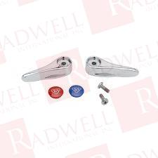 LEVER HANDLE KIT, 2 PIECE, HOT/COLD, CHROME FINISH