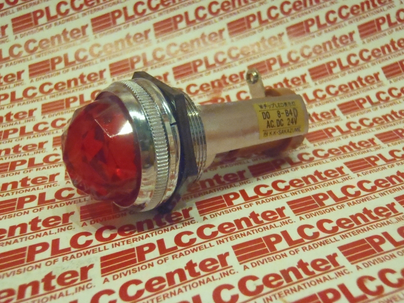 PILOT LIGHT RED LENS RED LED 24VAC/DC