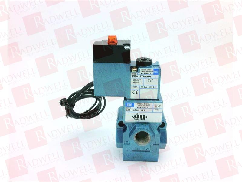 MAC VALVES INC 55B-11-PI-117AA