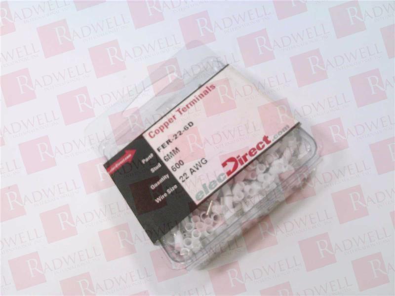 FER-22-6D Connector/Terminal/Pin by TECHSPAN INDUSTRIES INC