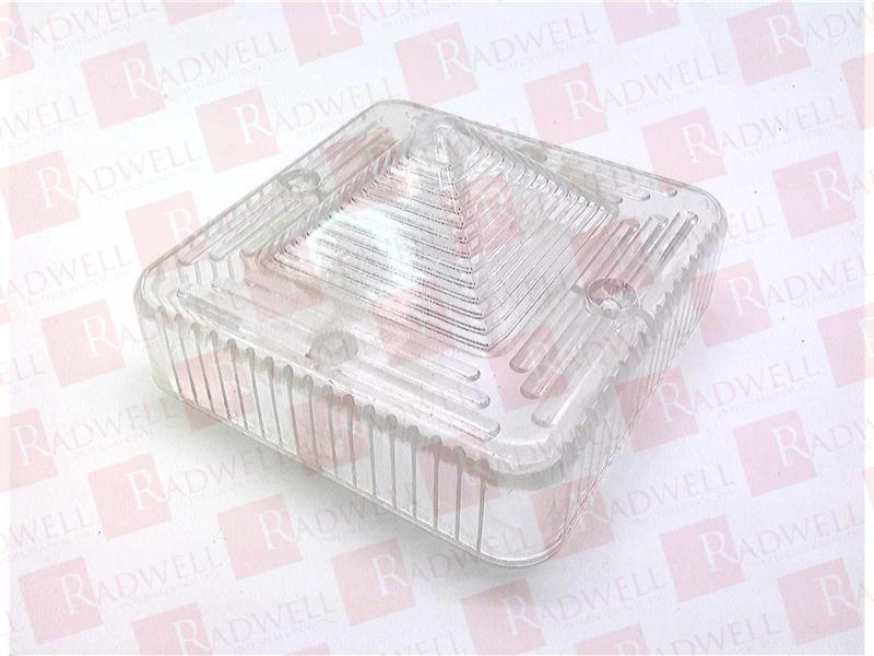 LENS COVER ALERTLIGHT 84X84MM CLEAR