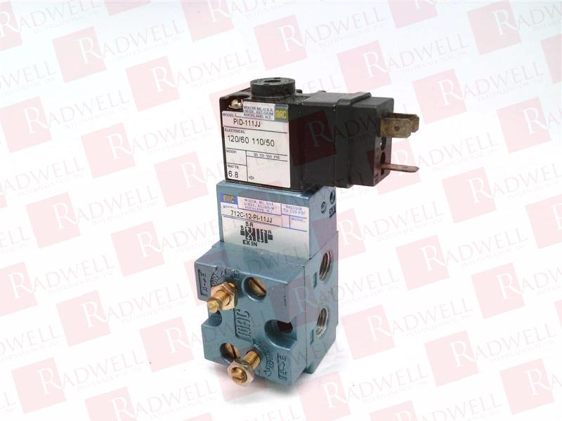 MAC VALVES INC 712C-12-PI-111JJ