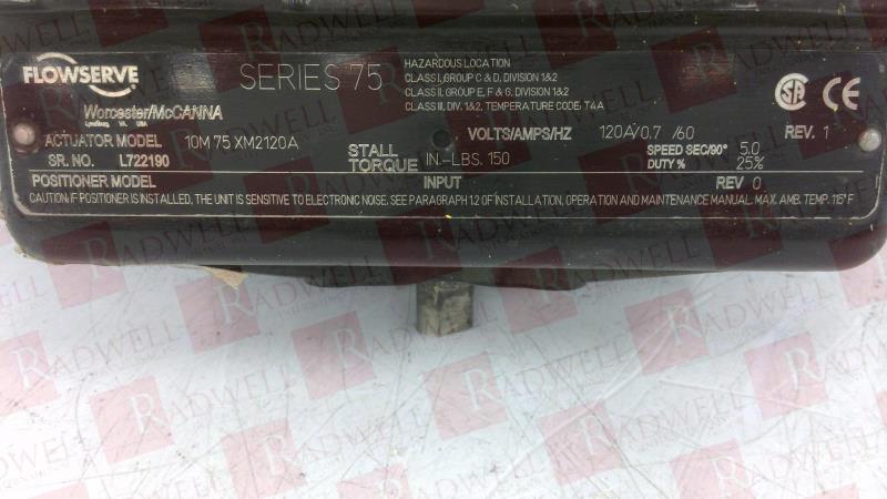 FLOWSERVE 10M75XM2120A