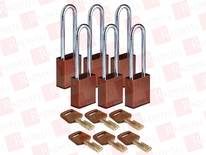BRADY ALU-BRN-76ST-KD6PK