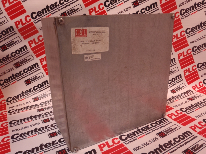 ENCLOSURE SCREW COVER GASKETED 12X12X6INCH