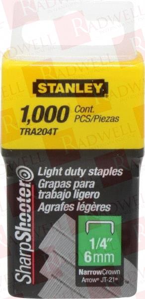 STANLEY BLACK & DECKER TRA204T