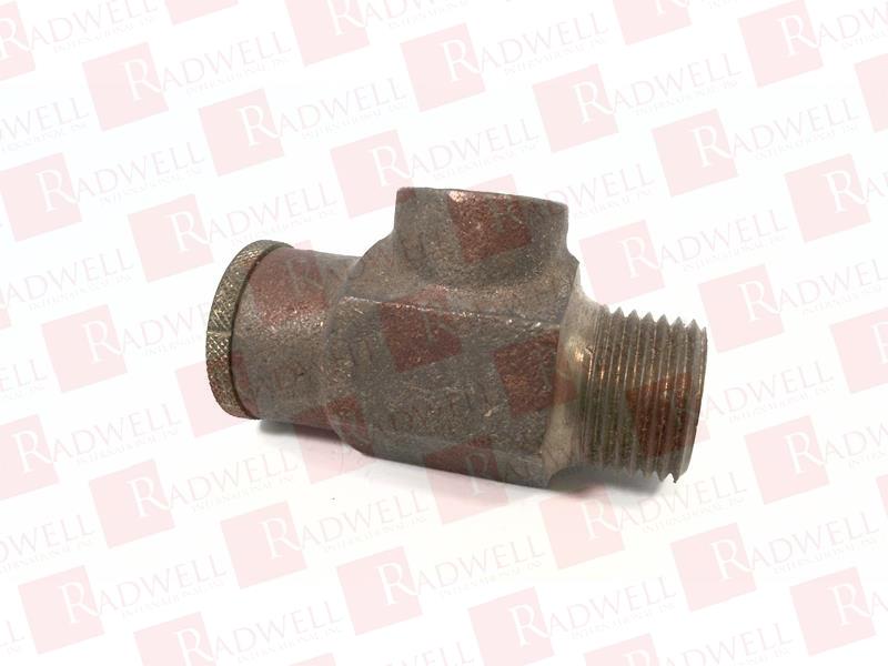  , PRESSURE RELIEF VALVE, THE BEATON & CADWELL MFG CO, 75 LB, 210 DEGREE TEMP, 195.000 BTU PER HOUR, 1/2 INCH ISP MALE THREAD INLET, 3/8 INCH ISP FEMALE THREAD OUT ...
