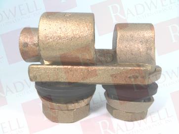  , DOUBLE 1" X 1-1/4" PITLESS ADAPTER, LEAD FREE BRASS CONSTRUCTION