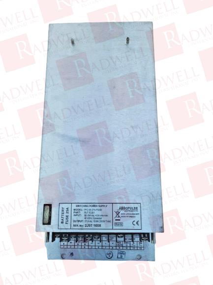  , SWITCHING POWER SUPPLY, INPUT 4.5 AMP / 90-264 VAC / 47-63 HZ, OUTPUT 10.8 AMP / 27.6 VDC