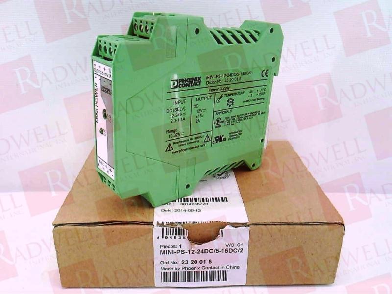 PHOENIX CONTACT MINI-PS- 12- 24DC/ 5-15DC/2