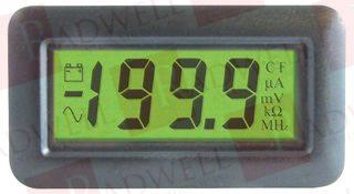 VOLTAGE METER; NO. OF DIGITS / ALPHA:3-1/2; METER FUNCTION:DC VOLTAGE; METER RANGE:0MV TO 200MV; DIGIT HEIGHT:12.7MM; PANEL CUTOUT HEIGHT:32MM; PANEL CUTOUT WIDTH:62MM; SUPPLY VOLTAGE MIN:3V ...