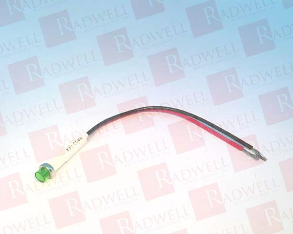  , GREEN INDICATOR LIGHT, 28V, GREEN LEDS, 2 WIRE