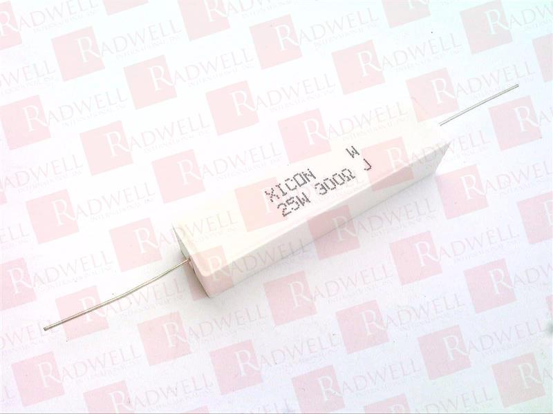 RESISTOR, AXIAL, 300OHM, 25W, 5% WIREWOUND
