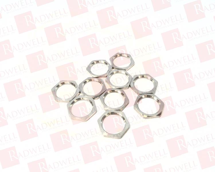 TURCK LOCKNUT-M20-BRASS-(10/BAG)