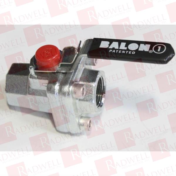 BALL VALVE BALON 1" 3M CS RP 2 PIECE, BB 316 TRIM NYLON SEAT, NACE