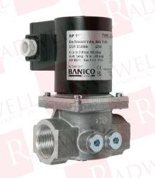 GAS SOLENOID VALVE, 1/2 INCH, BSP, 350 MBAR, 230 VAC, 20 VA