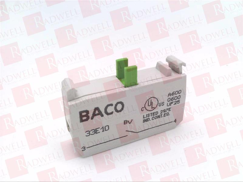 CONTACT BLOCK, 1 NORMAL OPEN, 10 AMP, 690 VAC, SCREW TERMINALS