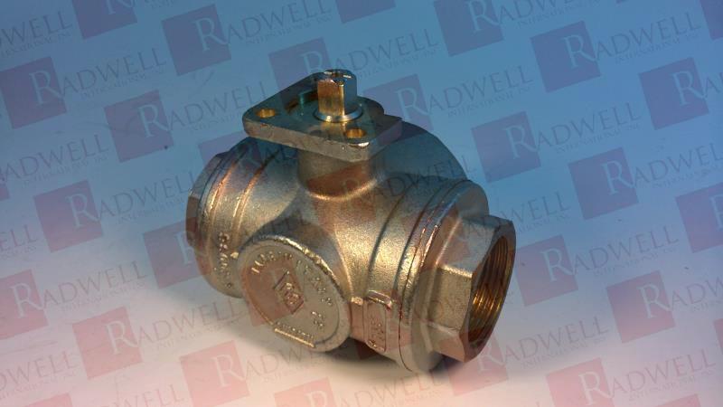  , BALL VALVE, T PORT, BRASS 3 WAY
