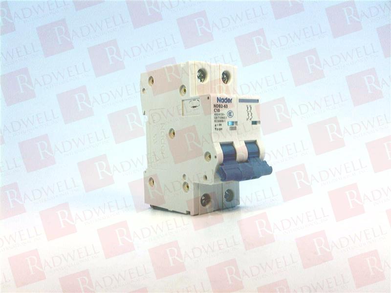 CIRCUIT BREAKER, DIN RAIL, 480V, 10 A. 2 POLE, C TRIP CURVE