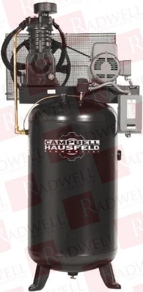 5 HP 80 GAL STATIONARY ELECTRIC VERTICAL AIR COMPRESSOR SINGLE PHASE, 230V, 175 MAX PSI, 16.6 CFM