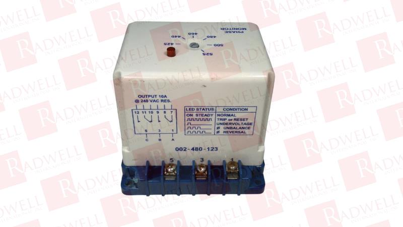 MOTOR PROTECTION ELEC. INC 002-480-123