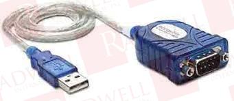  , SERIAL ADAPTER CABLE, USB TYPE-A, RS-232 DB9 MALE