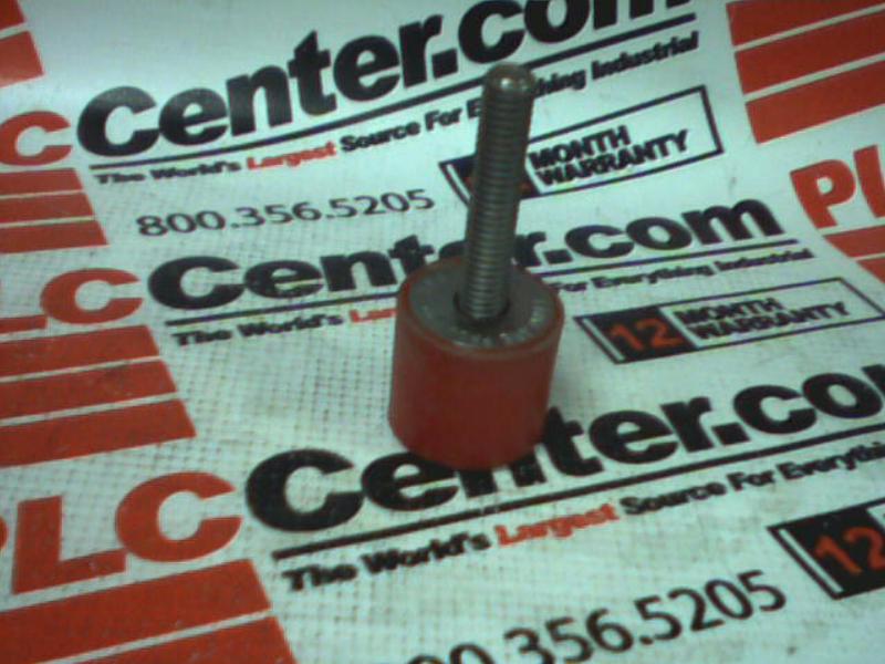 BUMPER RED URETHANE 3/8-16X1-7/8IN. LG STUD