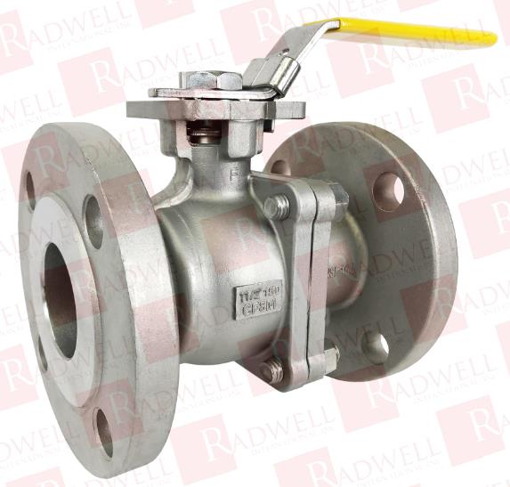 FLANGED BALL VALVE, ISO DIRECT MOUNT, 1-1/2", STAINLESS STEEL, ANSI 150, FULL PORT DESIGN