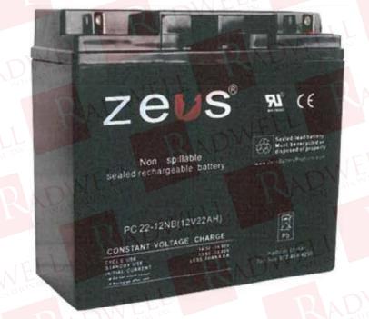 22AH 12V SEALED LEAD ACID BATTERY, NB