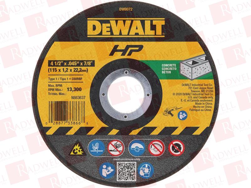 STANLEY BLACK & DECKER DW8072
